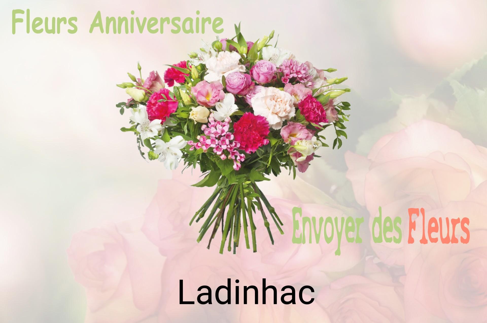 Bouquet de fleurs d’anniversaire livré à Ladinhac