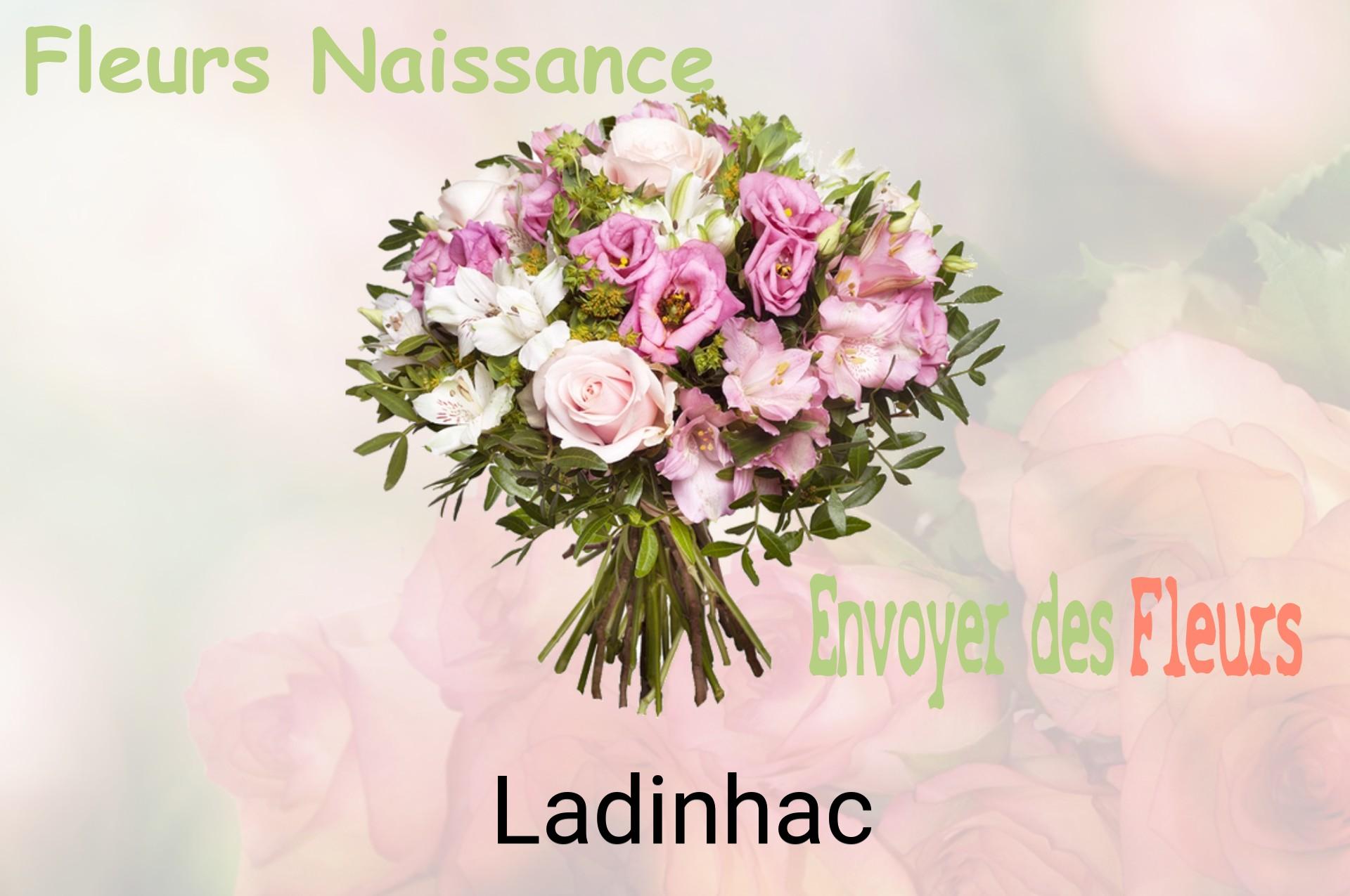 Bouquet de fleurs de naissance livré à Ladinhac